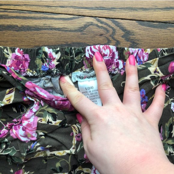 Nordstrom Floral Bottoms - Picture 2 of 2